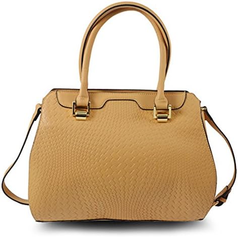 Classic Satchel Handbag (Tan)
