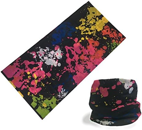 Headwear (Print Colors), Multi-Functional, Unisex Headand- Use as a Headband, Bandana, Neck Gaiter, Balaclava, Helmet Liner, Running Face Mask &amp; More