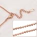Ingooood Fashion Souvenir locket for women Flower heart pendant 18k real gold plated necklace jewelry