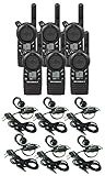 6 Pack of Motorola CLS1110 Walkie Talkie Radios