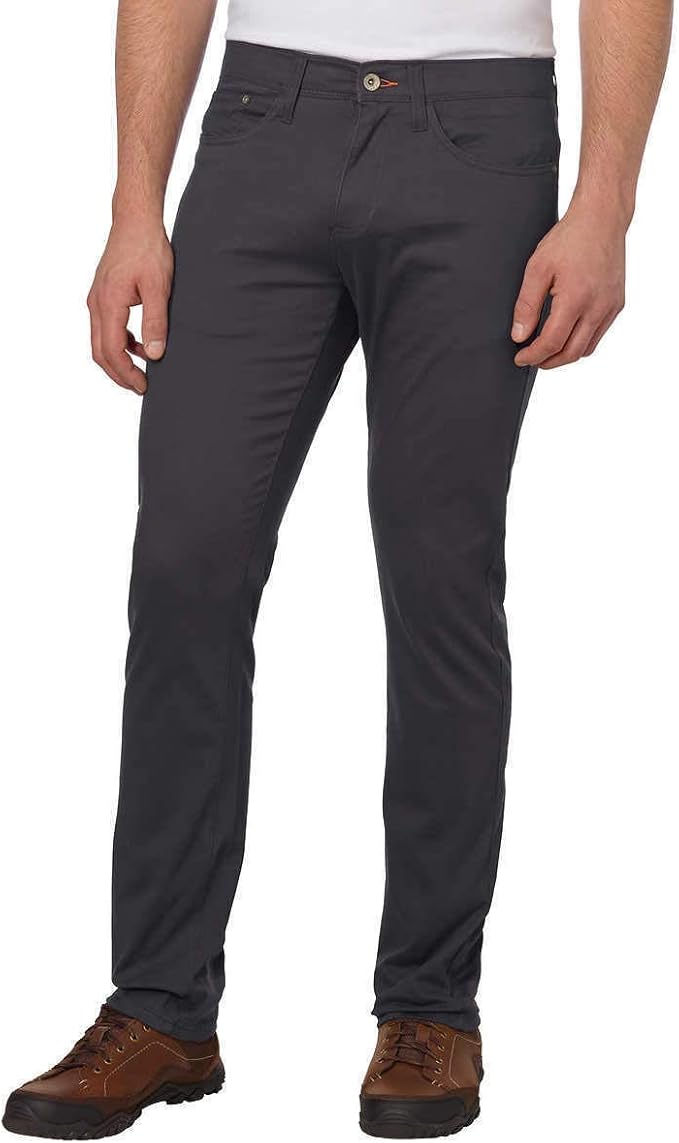 Weatherproof Vintage Men's 5 Pocket Twill Pant (38x30, Charcoal) at