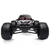 Hosim High Speed RC Off-Road Car 9112, 38km/h 1/12 Scale Radio Controlled Electric All Terrain Car - 2.4Ghz 2WD Remote Control Monster Truck for Both Kids and Adults (Red)