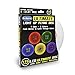 GoSports LED Light Up Flying Ultimate Disc, 175 grams, with 4 Glow in the Dark LEDs (Blue, Red, White or Green)