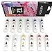 Arteza Oil Based Paint Set 12-Colors (Aluminum tubes, 12 x 0.4oz)