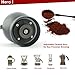Hero Manual Coffee Grinder-Conical Ceramic Burr Mill,Adjustable Hand Precision Brewing, Black