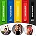Resistance Loop Bands - Best 5 Premium Exercise Bands - Great for Workout & Physical Therapy, Pilates, Yoga, Rehab, Improve Mobility and Strength - Suitable for Women and Men - 100% Natural Latex!