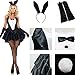 Sexy Bunny Costume Halloween Fancy Dress Rabbit Tuxedo