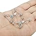 ORAZIO 4Pcs 14G 316L Stainless Steel CZ Opal Nipple Piercing Barbell Belly Button Ring for Women