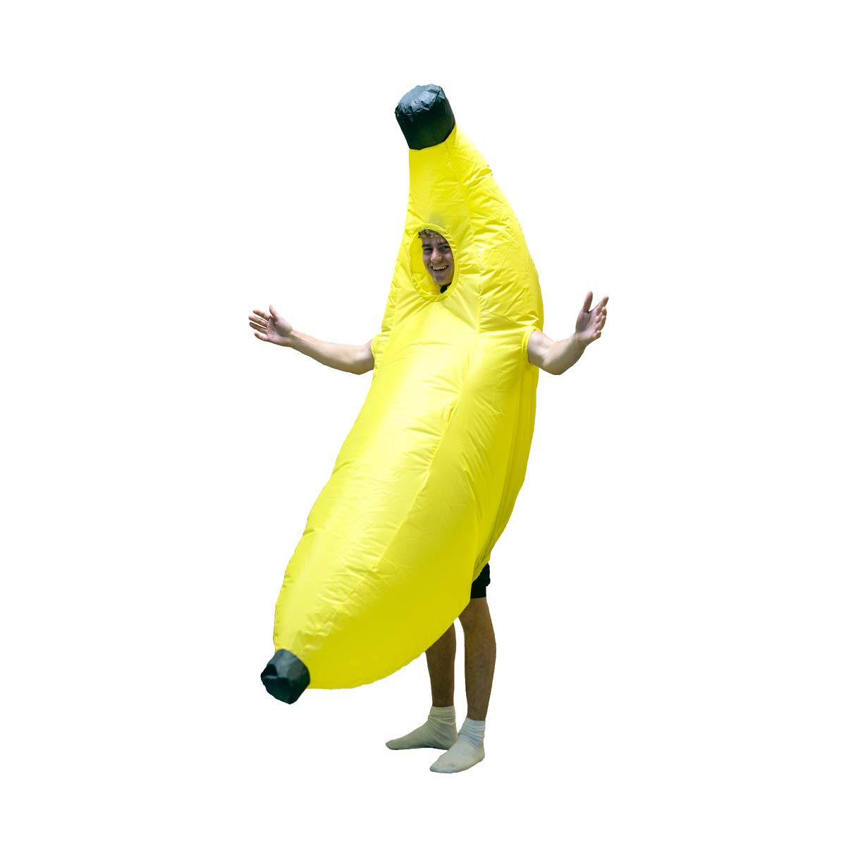 Bodysocks Fancy Dress Inflatable Yellow Banana Costume for Adults