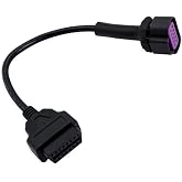 OBD2 Adapter 10 Pin Cable Diagnostic Cable Fit for Jaltest JDC617A Mercury | Fit for Jaltest JDC617A DTS for Mercury for Mercruiser Marine Diagnostic Replace JDC617A