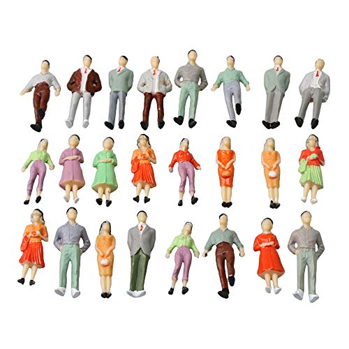 BQLZR Maßstab 1:50 Spur O Handgemalte Modellbahn Menschenfigur – Bild 3