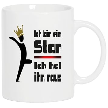 Lustige Sprüche Tasse Weiss Ich Bin Ein Star Wählen Sie