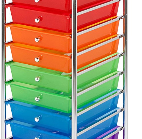Honey-Can-Do Rolling Organizer, 10-Drawer - Image 4