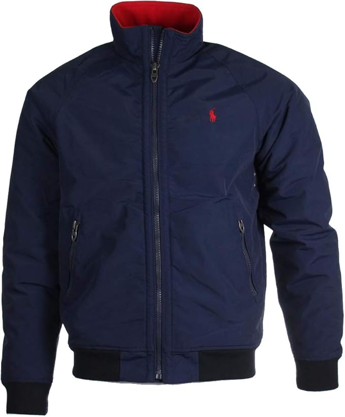 Ralph Lauren Men's Jacket Navy/Red Amazon.co.uk Clothing