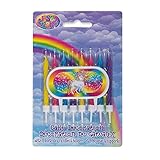 Rainbow Majesty by Lisa Frank Cake Topper & Birthday Candle Set