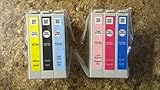 Epson 1400 Ink 6 Pack (Full Set) Genuine Epson 79 Ink Cartridges for Epson stylus Photo 1400 Printer T079120, T079220, T079320, T079420, T079520, T079620