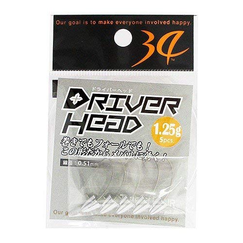 34 ドライバーヘッド 0.5～3.0g (ジグヘッド) 1.25gの商品画像