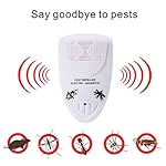 Pest Repellent, Electronic Ultrasonic Pest Repeller for Mice, Cockroaches, Mosquitoes,Spiders,Bed Bugs, Flies and more by Faladi White(1)