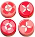 Thirsty Newt - Silicone Wine Stoppers / Corks (4 pack) (Pink)