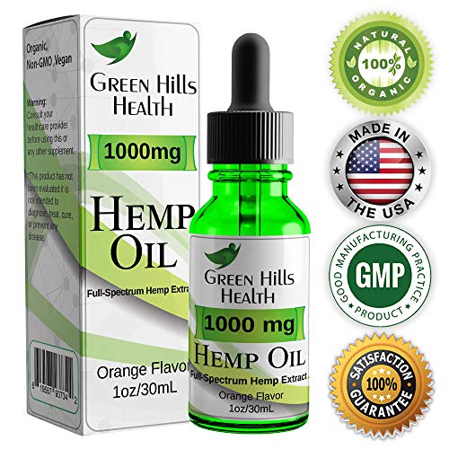 Hemp Oil 1000MG Premium Hemp Oil for Pain Anxiety, Stress and Inflammation. Improves Mood Sleep Skin & Hair Organic Vegan Non-GMO Orange Flavor 1 Fl Oz Low Intro Price Hemp Oil 1000MG Premium Hemp Oil for Pain Anxiety, Stress and Inflammation. Improves Mood Sleep Skin & Hair Organic Vegan Non-GMO Orange Flavor 1 Fl Oz Low Intro Price