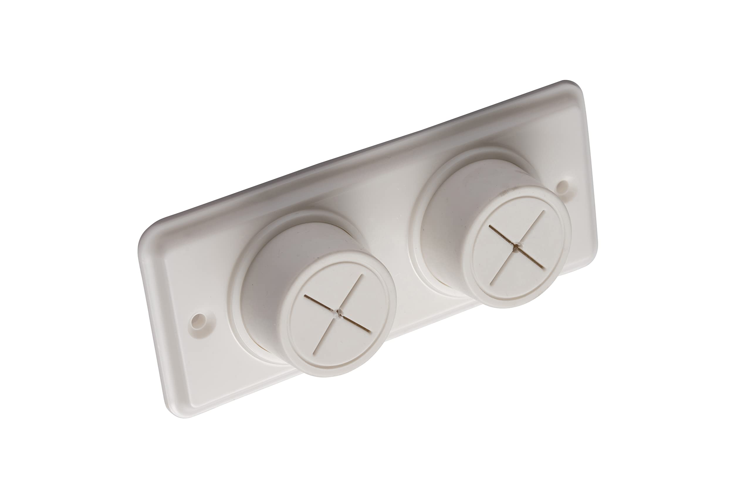 Croydex Double Cloth Holder, Beige