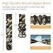 Fintie Bands Compatible with Samsung Galaxy Watch 3 45mm / Galaxy Watch 46mm / Gear S3 Classic/Frontier, Soft Woven Nylon Band 22mm Quick Release Adjustable Replacement Sport Strap, Camo Green