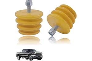 DAISYFANG Belltech 4923 Bump Stop Kit (2 Pack) Compatible with Ford F-150 Cadillac Escalade Chevy Blazer C1500 C2500 Suburban GMC 1500 C1500 2.01" Tall x 2.5" OD
