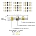 Welugnal 100pcs 12-10AWG Waterproof Solder & Seal Heat Shrink Butt Terminal Connectors with Soldering Sleeve Crimples Solder Sleeves