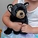 Nat and Jules Crawling Small Black Bear Children's Plush Stuffed Animal Toy