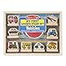 Melissa & Doug My First Wooden Stamp Set - Vehicles (Arts & Crafts, Sturdy Wooden Storage Box, Washable Ink, 10 Pieces, Great Gift for Girls and Boys - Best for 3, 4, 5, and 6 Year Olds)