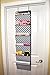 COMPONO Office Supplies Storage Organizer Includes 2 Over Door Hangers, 6 Pocket Chart for Home, Business, Clothing, and School Organizers (Trellis Pattern)