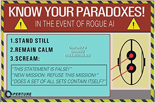 CGC Huge Poster - Portal 2 Know Your Paradoxes PS3 XBOX 360 PC - POR007 (16" x 24" (41cm x 61cm))