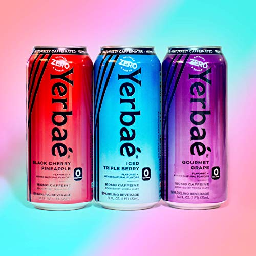 Yerbae Energy Beverage Variety Power Pack, 0 Sugar, 0 Calories, 0