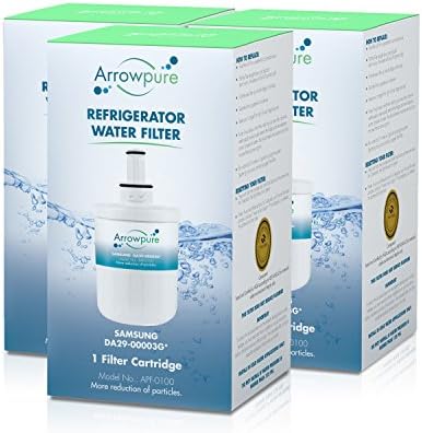 Arrowpure Refrigerator Water Filter Replacement for Samsung DA29-00003G Aqua-Pure Plus Filter, 3 Pack