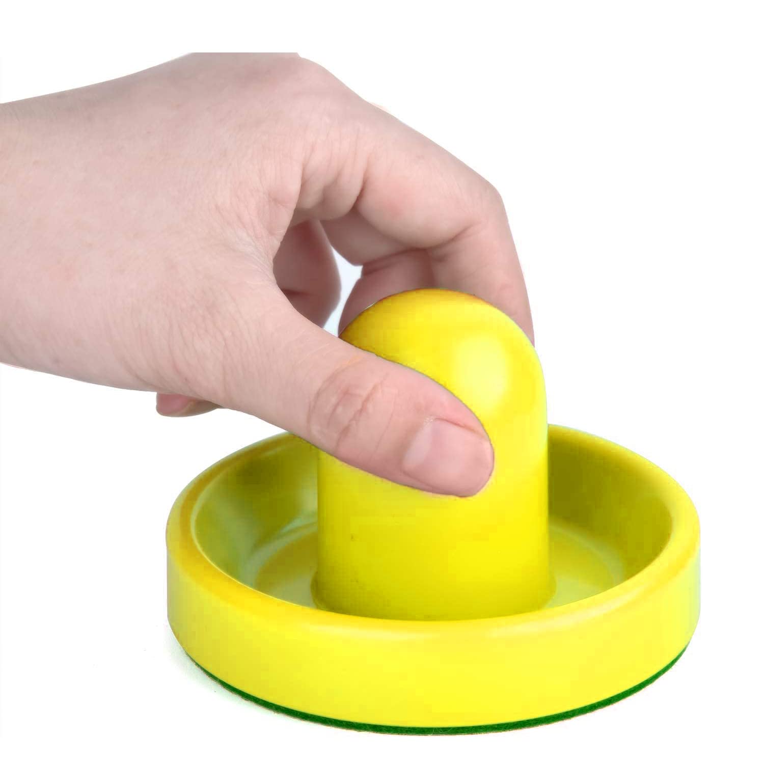 INSCOOL Air Hockey Pushers and Pucks - Air Hockey Paddles and Goal Handles Replacement Accessories for Game Tables (4 Pushers, 8 Pucks)