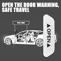 Fogfar 4 PCS Door Open Warning Reflective