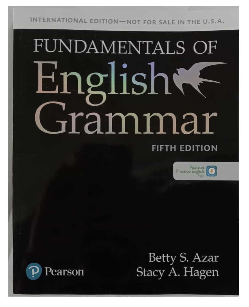 Fundamentals Of English Grammar SB App International Edition For Sale Fundamentals of english grammar sb app international edition for sale