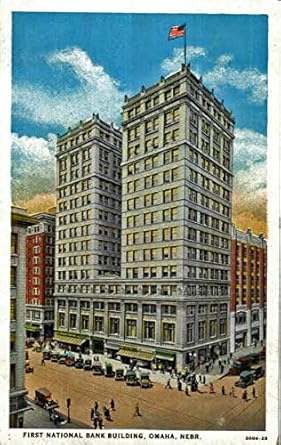 First National Bank Building Omaha Nebraska Ne Original Vintage