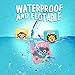 merka Baby Bath Books for Toddlers, 4 Pack Waterproof Bathtime Books, Bath Toys Floatable in Bathtub, Learn to Say Thank You, Sorry, Hi Bye, Please