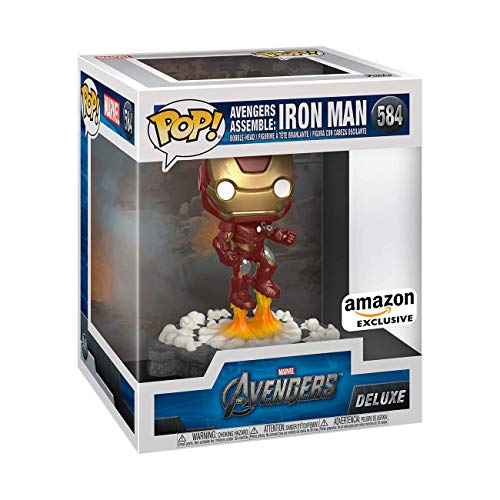 Funko Pop! Deluxe, Marvel Avengers Assemble Series Iron Man, Amazon
