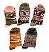 Womens Fuzzy Slipper Socks Animal Soft Warm Cute Microfiber Cozy Fluffy Winter Christmas Socks Animal K