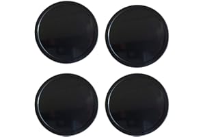 JJDD 4 PCS Replacement Plastic Stay Fresh Lid Compatible with Bullet Blender 16OZ Cup Juicer Mixer Parts,Black