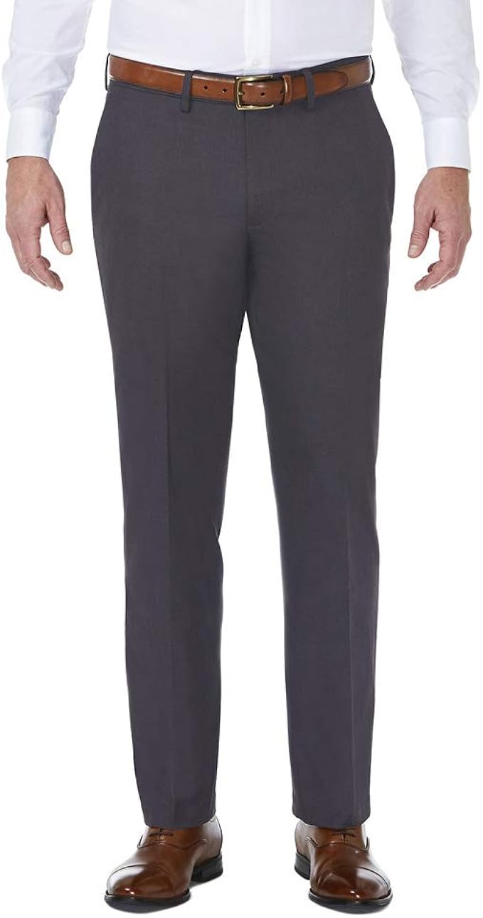 straight fit dress pants