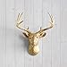 Wall Charmers Mini Gold Faux Deer Head - 14