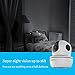UOKOO 1080P HD Pan/Tilt/Zoom Wireless Security Camera, Network WiFi IP Camera Surveillance System with Remote Viewing White (US Edition)