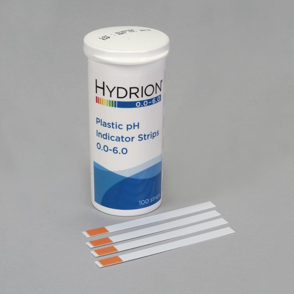Hydrion Spectral pH Strips (pH 6.5 to 13.0), Pack 100