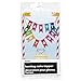 Multicolor Rainbow Birthday Bunting Paper Cake Topper - 3.5