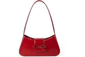 VOSTEVAS Small Shoulder Bag for Women Red Y2k Purse Designer Handbag Classic Hobo Crescent Bags Coquette Purses