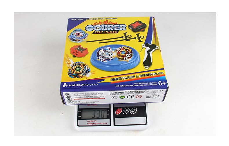 Bay Battle Burst Avatar Attack Battle Set with Two String Launcher and Grip Starter Set…