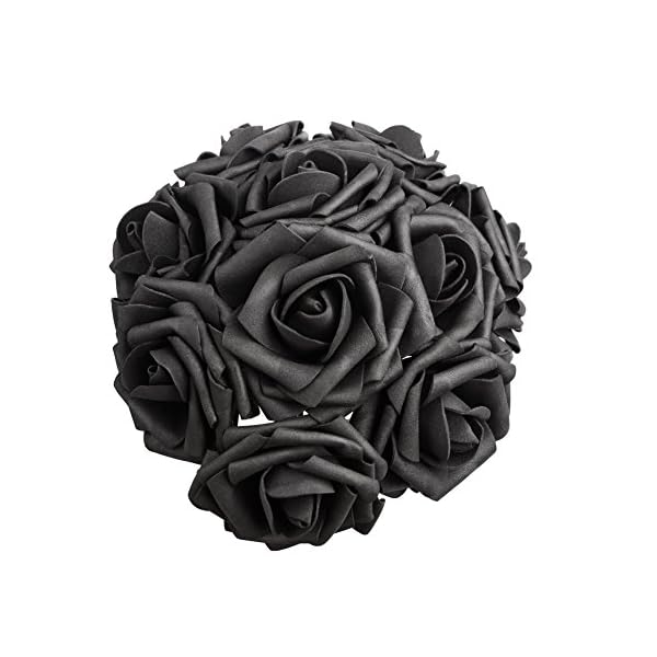 50 Pcs Artificial Flowers Black Roses Real Looking Fake Roses Diy Wedding Bouquets Centerpieces Arrangements Party Baby Shower Home Decorations Black 50pcs Silk Flower Arrangements 50 Pcs Artificial Flowers Black Roses Real Looking Fake Roses Diy Wedding Bouquets Centerpieces Arrangements Party Baby Shower Home Decorations Black 50pcs Silk Flower Arrangements